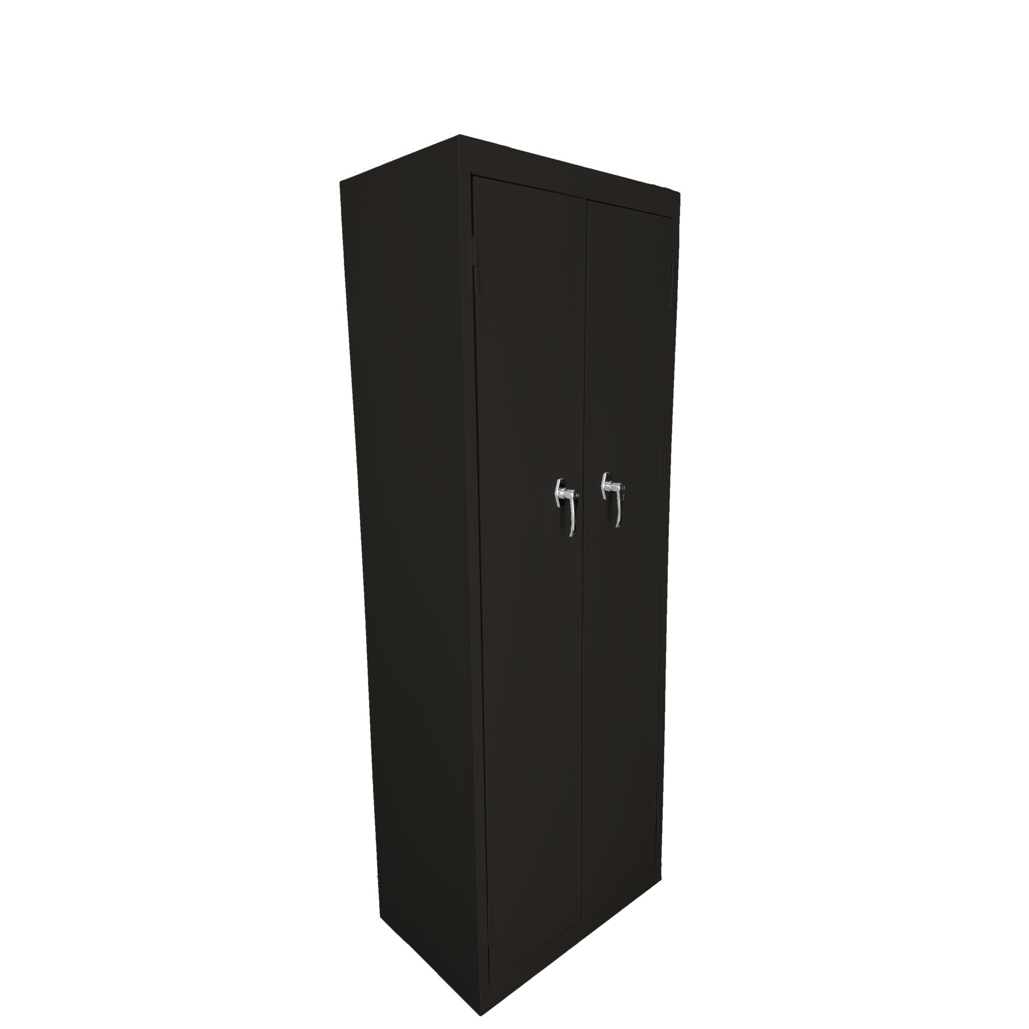 Steel Cabinets USA Utility Cabinet — 24in. x 15in. x 66in., Fixed Shelves, Espresso, Model# FS-246-E